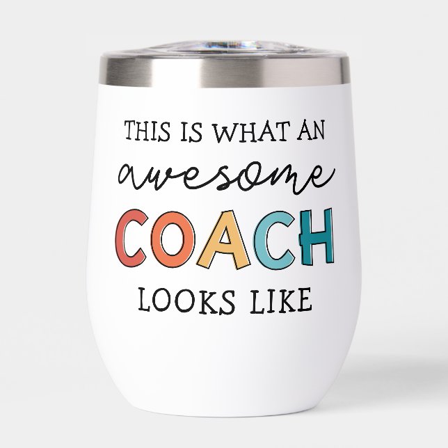  Personalised Coach Funny Awesome Coach (Front)