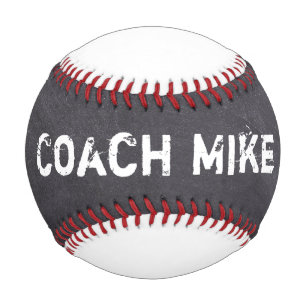Personalised, Coach, Grunge Baseball