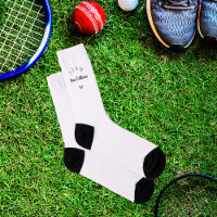 Personalised coach name elegant tennis club