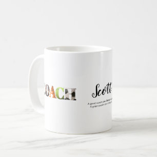 Personalised Coach name players Coffee Mug