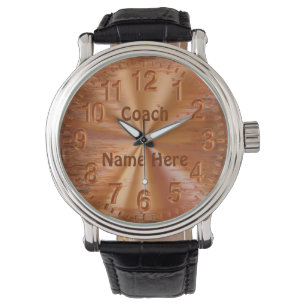 Personalised Coach Watches with COACH and NAME