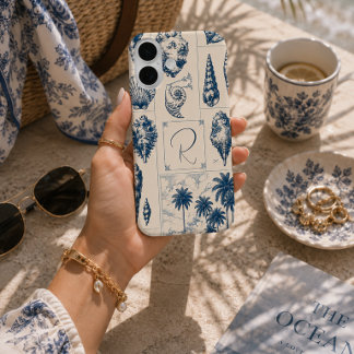 Personalised Coastal Seashell  iPhone 16 Case