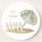 Personalised coaster beach sandstone coasters