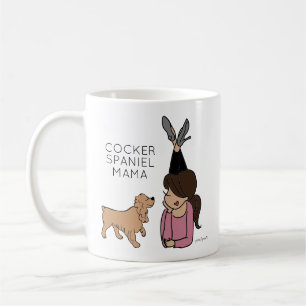 Personalised Cocker Spaniel Mama Coffee Mug