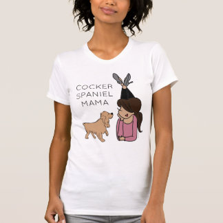 Personalised Cocker Spaniel Mama T-Shirt