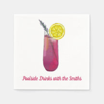 Personalised Cocktail Napkins