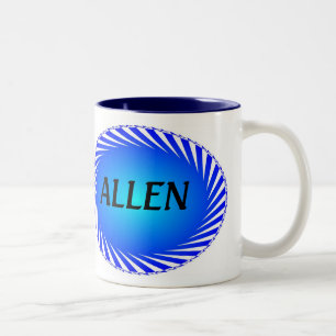 Personalised Coffe Muge - Allen Two-Tone Coffee Mug