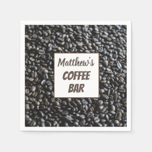 Personalised Coffee Bar Personalised Napkins