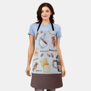 Personalised Coffee Break Apron