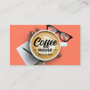 Personalised Coffee House Business Card