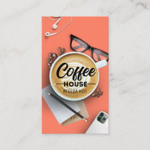 Personalised Coffee House Business Card