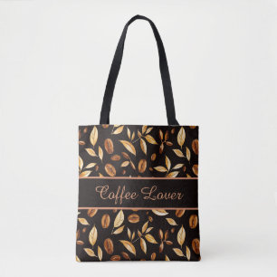 Personalised Coffee Lover Tote Bag