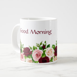 Personalised coffee mug floral