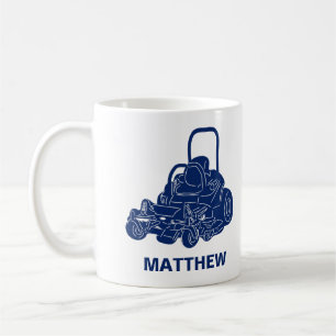 Personalised Coffee Mug for Landscapers, Mowers
