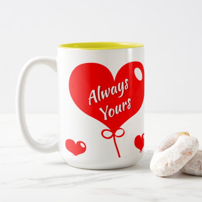 Personalised Coffee Mug For My Girlfriend (With Donut)