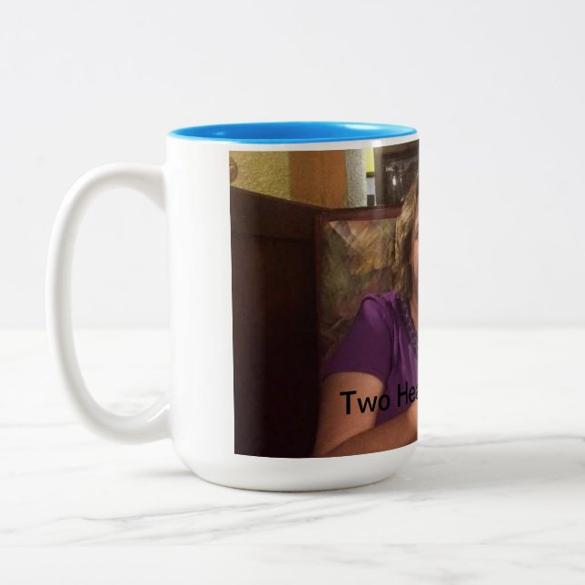Personalised coffee mug, two tone, 15 oz Two-Tone coffee mug (Left)
