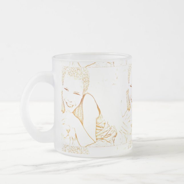 Personalised Coffee Mug with Photo of Child (Left)