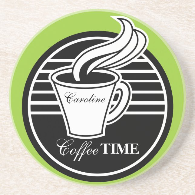 Personalised Coffee or Tea Cup Coaster (Front)