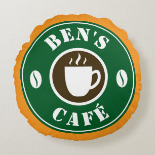 Personalised coffee shop decoration pillow