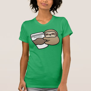 Personalised Coffee & Sloths T-Shirt