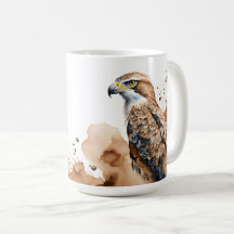 Personalised coffee stained hawk - Coffee Addicts