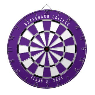 Personalised College Class of 20XX | Purple Dartboard