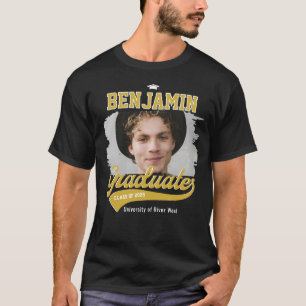 Personalised College Graduate Photo Graduation T-Shirt