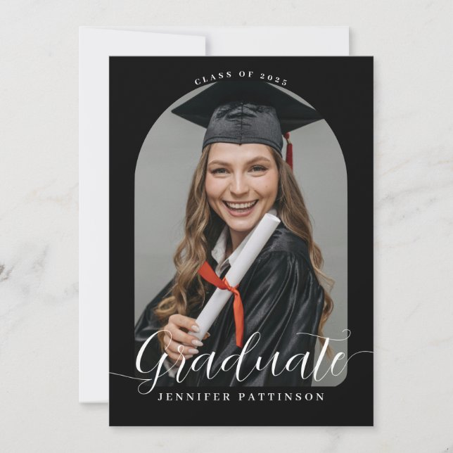 Personalised College Graduation Announcement (Front)
