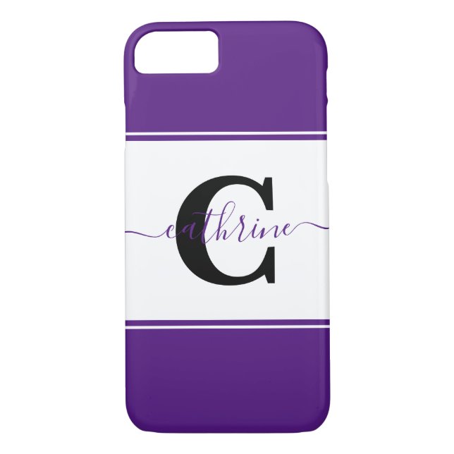 Personalised colorblock  Case-Mate iPhone case (Back)