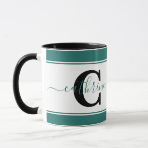 Personalised colorblock mug