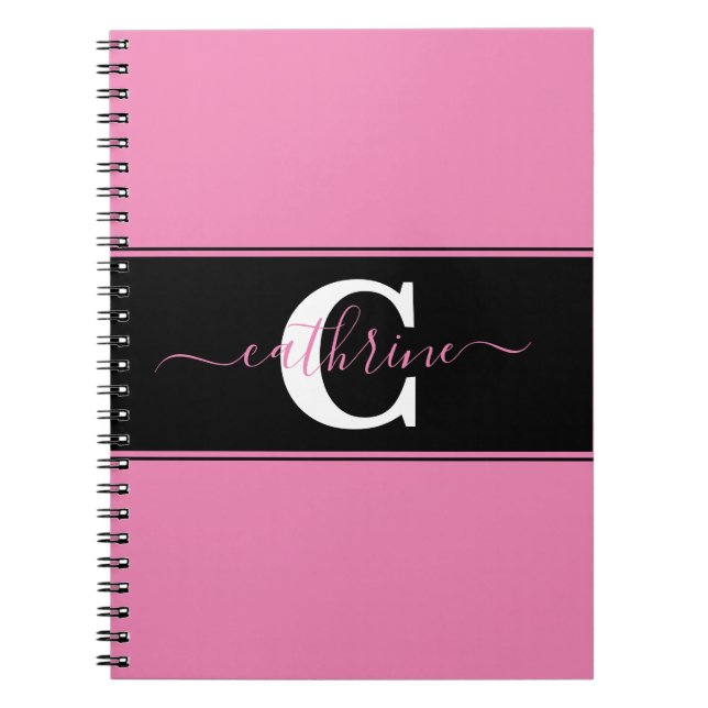 Personalised colorblock  notebook (Front)
