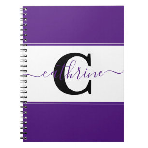 Personalised colorblock notebook