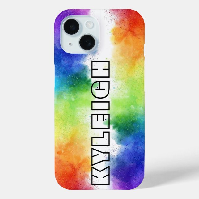 Personalised Colour Explosion Case-Mate  Case-Mate iPhone Case (Back)