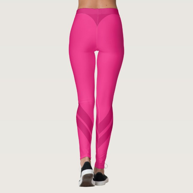 Personalised Colour Stylish Leggings (Back)