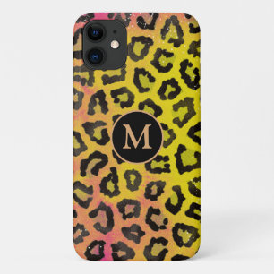 Personalised Colourful Animal Print iPhone 11 Case