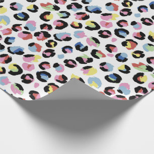 Personalised Colourful Animal Print Wrapping Paper