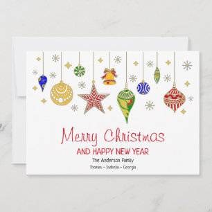 Personalised Colourful Christmas Baubles