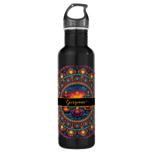 Personalised Colourful Diwali Festival Mandala 710 Ml Water Bottle