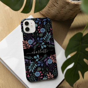 Personalised Colourful Floral Pattern iPhone 13 Case