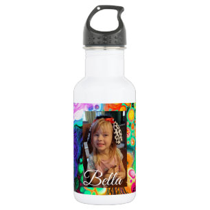 Personalised Colourful Name and Photo    532 Ml Water Bottle