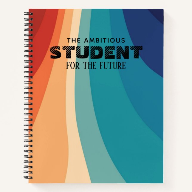 Personalised Colourful Notebook (Front)