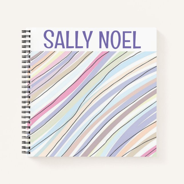 Personalised colourful notebook (Front)