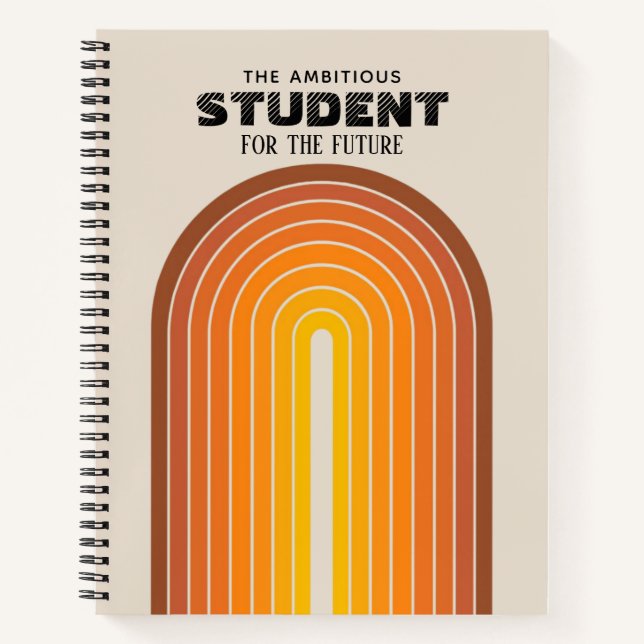 Personalised Colourful Notebook (Front)