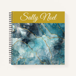 Personalised colourful notebook