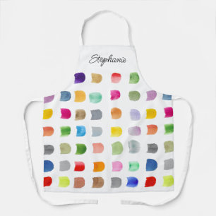 Personalised Colourful Pattern Apron