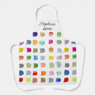 Personalised Colourful Pattern Artist's  Apron