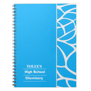 Personalised Colourful Pattern No Notebook