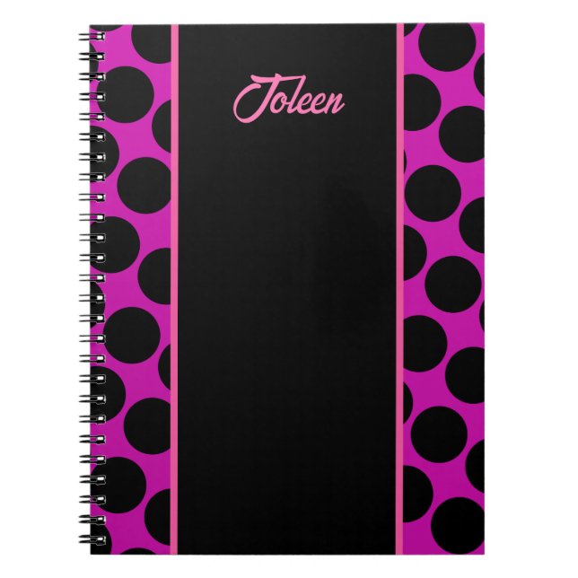 Personalised Colourful Pattern                  No Notebook (Front)