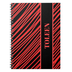 Personalised Colourful Pattern                 Not Notebook