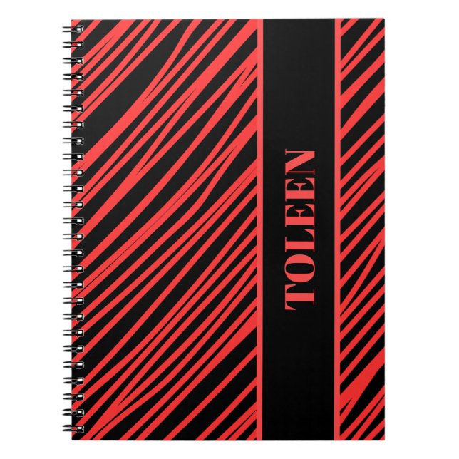 Personalised Colourful Pattern                 Not Notebook (Front)